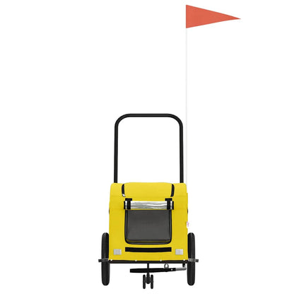 Fahrradanhänger Gelb Oxford - Gewebe und Eisen - Speedjust Schweiz