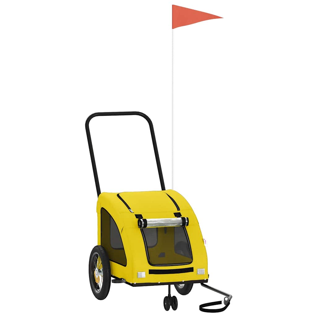 Fahrradanhänger Gelb Oxford - Gewebe und Eisen - Speedjust Schweiz