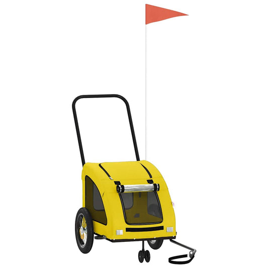 Fahrradanhänger Gelb Oxford - Gewebe und Eisen - Speedjust Schweiz