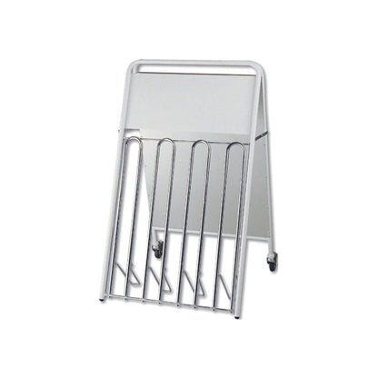 Kundenstopper Stahlrohr Fahrradständer Kombi, Outdoor