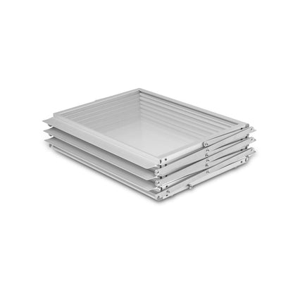 Faltbarer Prospektständer Montana inkl. Tasche, A3, Silber - Prospektständer - Speedjust Schweiz