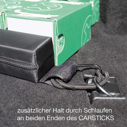 Car Stick Gepäckfixierung – 3 Klettband-Stege, Schaumstoff & Nylon