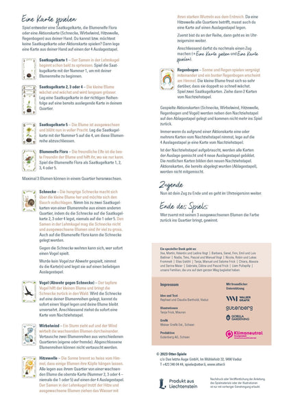 Flora Kartenspiel mit Wildblumen Seedballs - Seedballs - Speedjust Schweiz