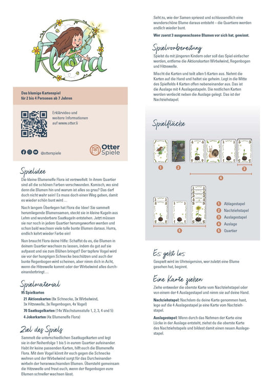 Flora Kartenspiel mit Wildblumen Seedballs - Seedballs - Speedjust Schweiz