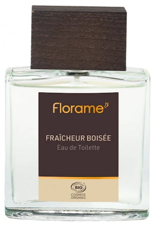 FLORAME - Eau de Toilette Fresh Woody Organic 100 ml - Refreshing Essence for All-day Confidence 🌲🌿✨
