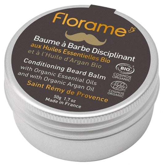 FLORAME - Organic Conditioning Beard Balm 50g - Nourish Your Beard Naturally! 🌱✨