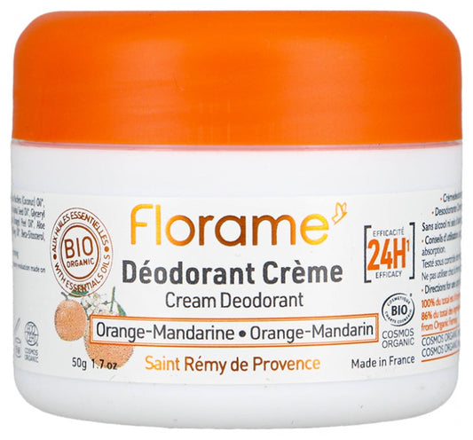 FLORAME - Organic Cream Deodorant 50 g - Natural Freshness 🌿✨