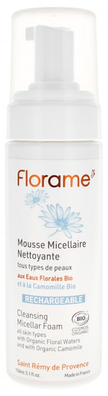 FLORAME - Organic Micellar Cleansing Foam 150ml - Refresh & Purify Your Skin 🌿💧