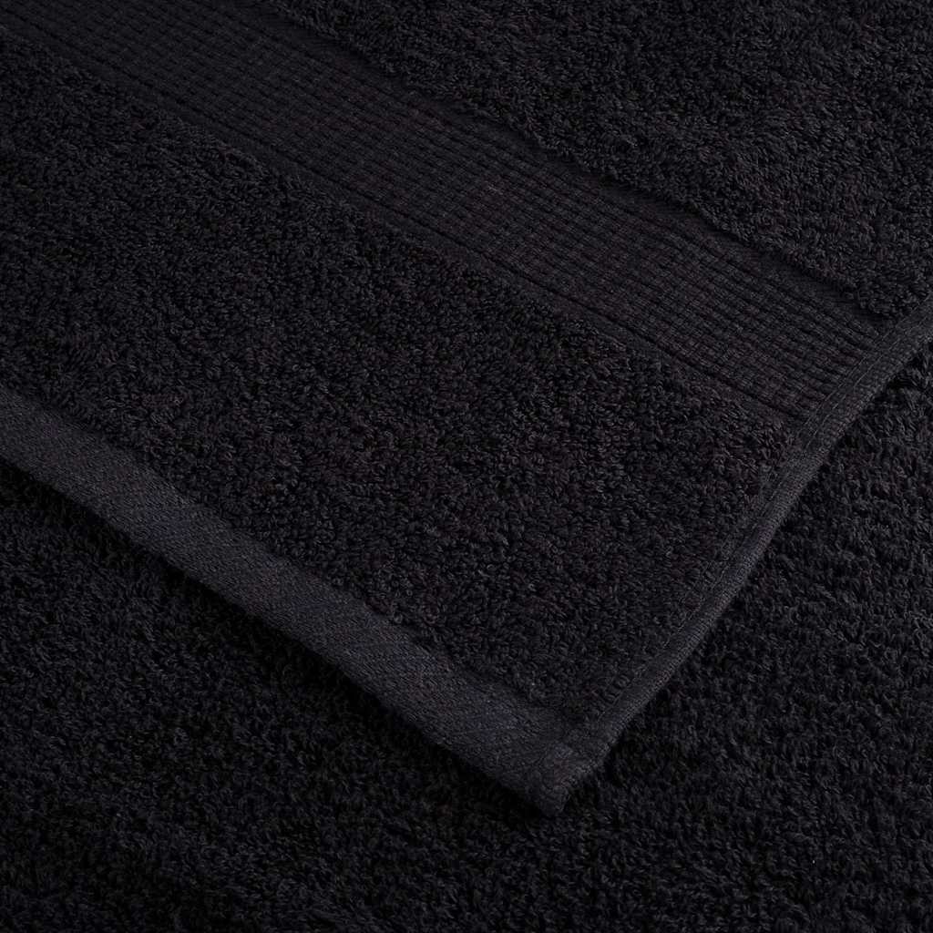 Gästetuch SOLUND 25 pcs Schwarz 100 x 200 cm 550 gsm - Handtücher - Speedjust Schweiz