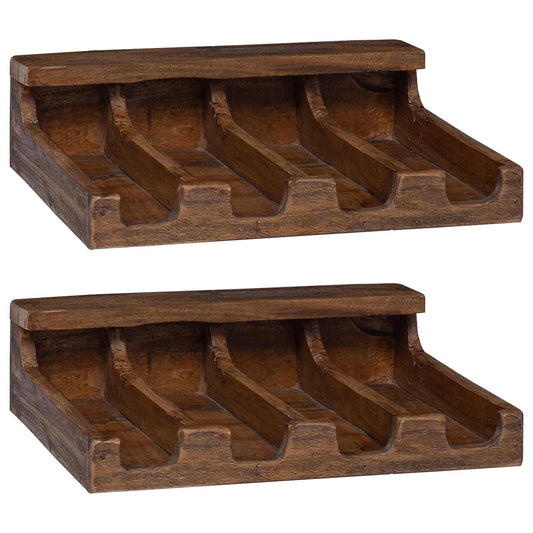 Gehäuse Braun 36 x 30 x 10 cm Massives Mahagoni Holz - Speedjust Schweiz