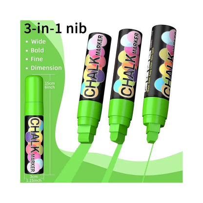 CHALK Marker Kreidemarker Classic, 7-15mm, 8-er Set