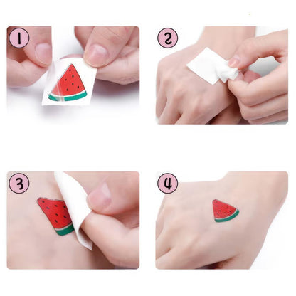 Glow in the Dark Tattoos Meerestiere