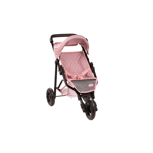 Puppenbuggy 3-Rad rosa
