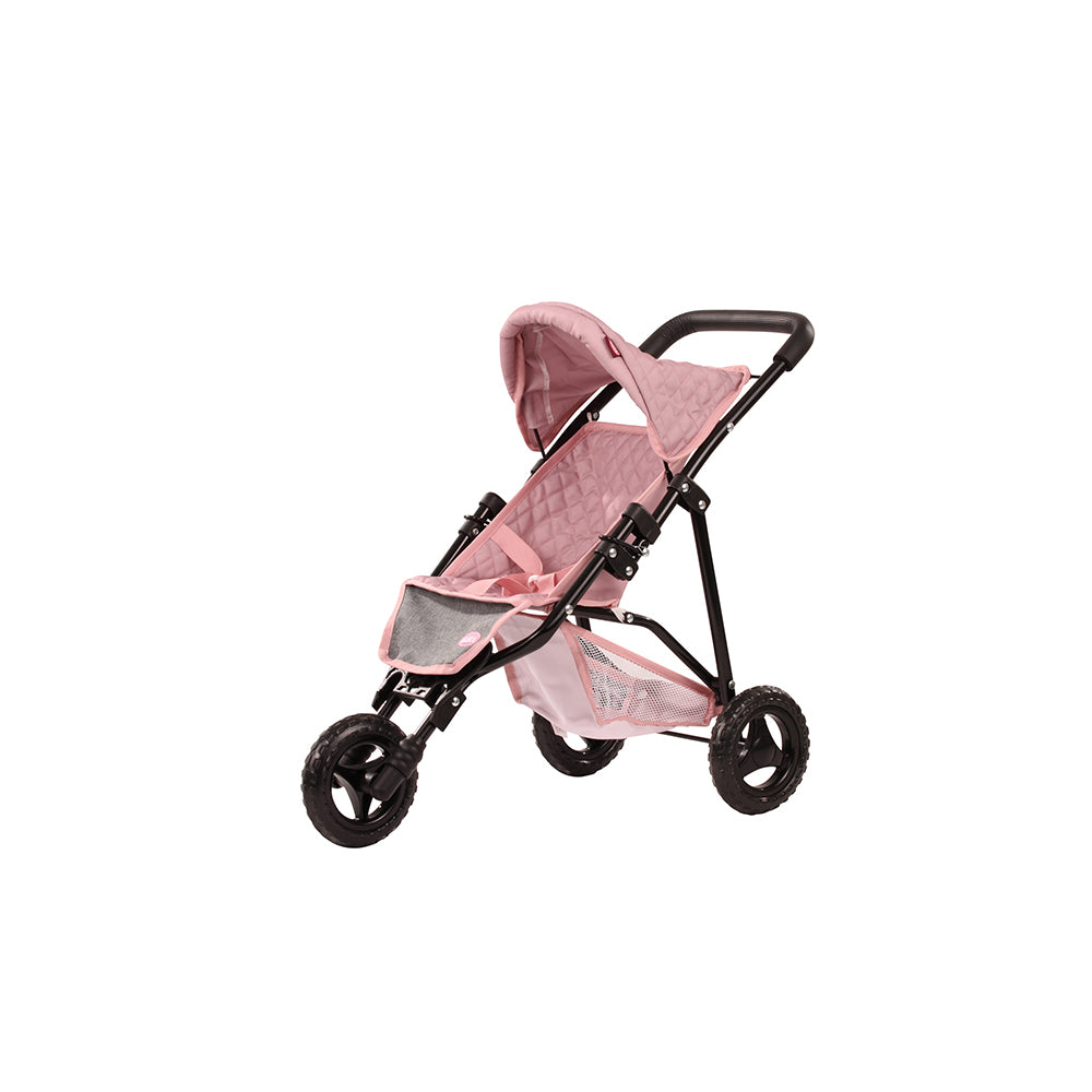 Puppenbuggy 3-Rad rosa