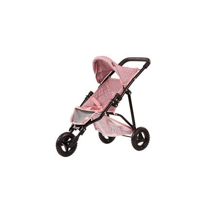 Puppenbuggy 3-Rad rosa