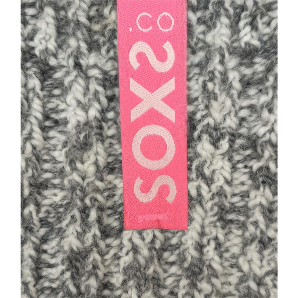 Graue Wolle Damensocken Bubblegum, Kurzsocke