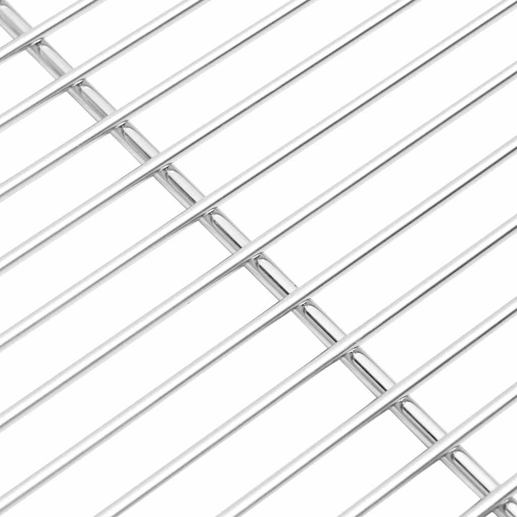 Grillrost Silber 67 x 40 cm Edelstahl - Speedjust Schweiz