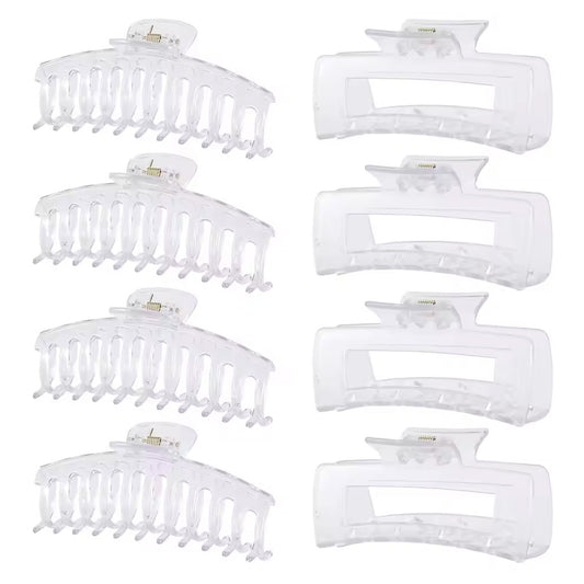 Haarklammer Gross 8er-Set