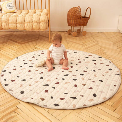 Gesteppte Krabbeldecke, Confetti, Ø 1.5 m