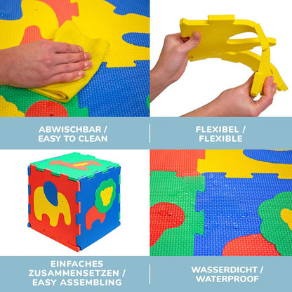 Puzzlematte, Safari Tiere