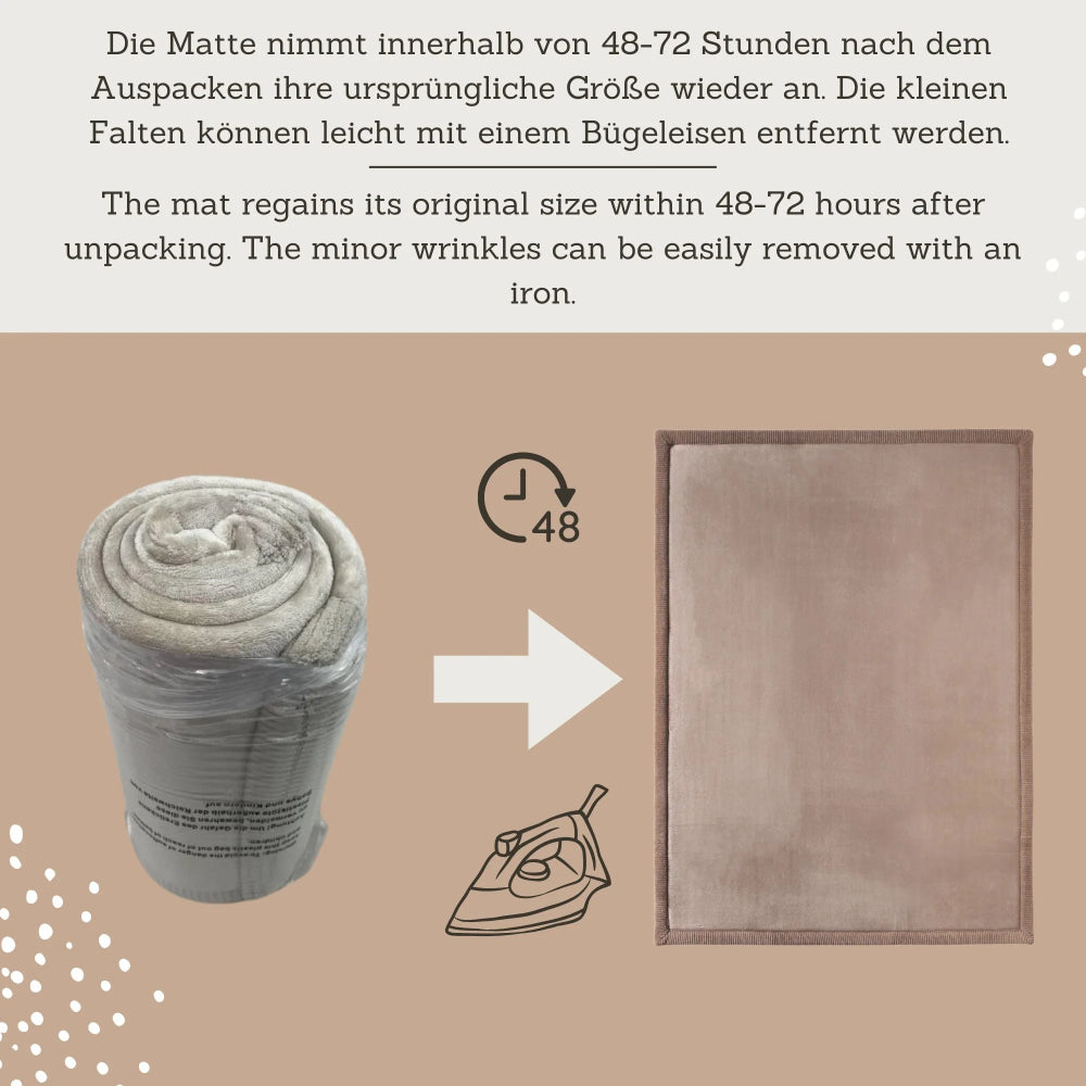 XXL Samtmatte, Wolke