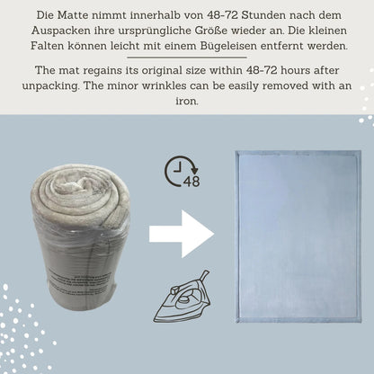 XXL Samtmatte, Wolke