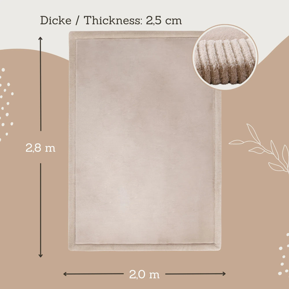 XXL Samtmatte, Wolke