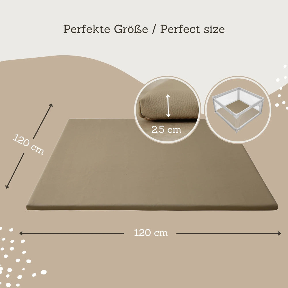 Vegane Leder-Spielmatte