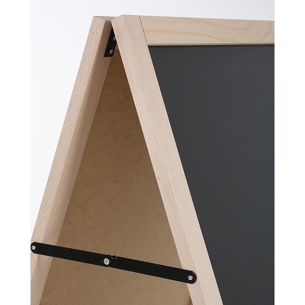 Holz Kundenstopper 105x68cm, Buche, Indoor - Kundenstopper - Speedjust Schweiz
