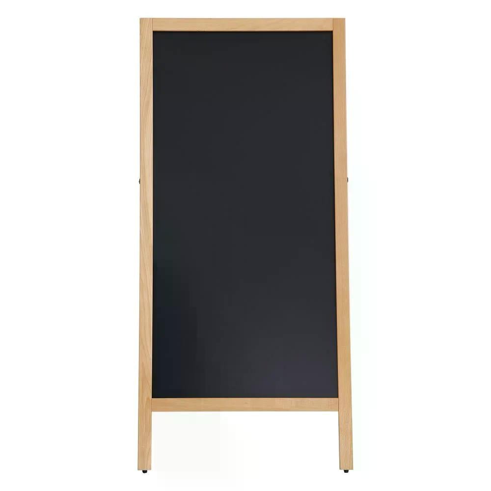 Holz Kundenstopper 145x67cm, Magnetisch, Buche, Outdoor - Kundenstopper - Speedjust Schweiz