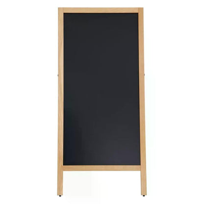 Holz Kundenstopper 145x67cm, Magnetisch, Buche, Outdoor - Kundenstopper - Speedjust Schweiz