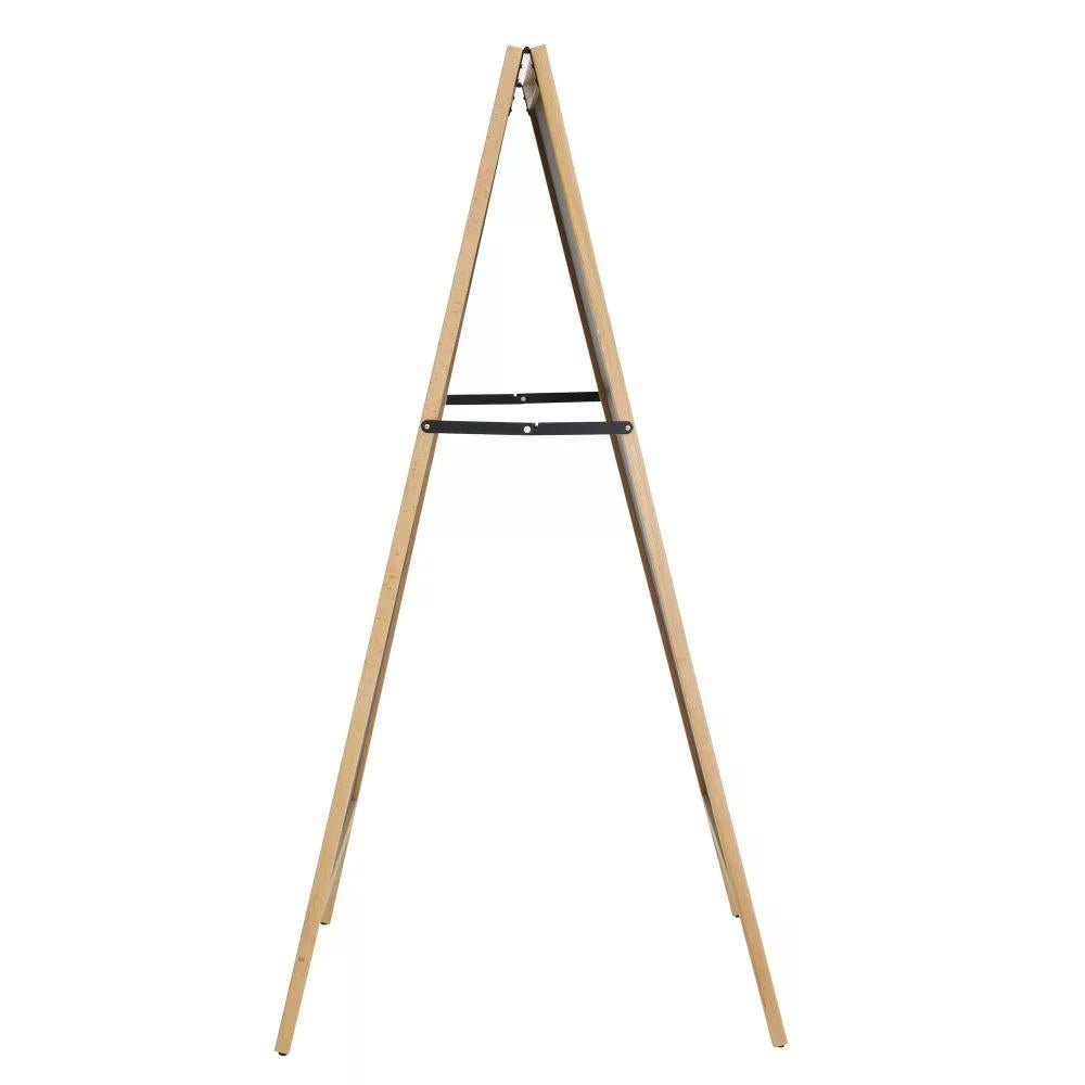 Holz Kundenstopper 145x67cm, Magnetisch, Buche, Outdoor - Kundenstopper - Speedjust Schweiz