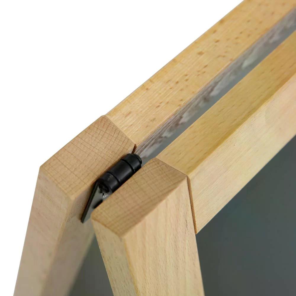 Holz Kundenstopper 145x67cm, Magnetisch, Buche, Outdoor - Kundenstopper - Speedjust Schweiz