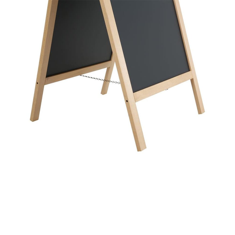 Holz Kundenstopper 95x54cm, Magnetisch, Buche, Outdoor - Kundenstopper - Speedjust Schweiz