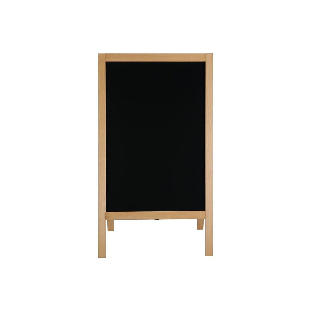 Holz Kundenstopper 95x54cm, Magnetisch, Buche, Outdoor - Kundenstopper - Speedjust Schweiz