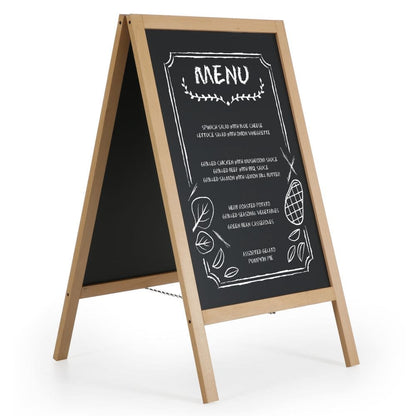 Holz Kundenstopper 95x54cm, Magnetisch, Buche, Outdoor - Kundenstopper - Speedjust Schweiz