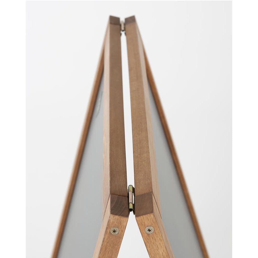 Holz Kundenstopper 95x54cm, Magnetisch, Dunkelbraun, Outdoor - Kundenstopper - Speedjust Schweiz