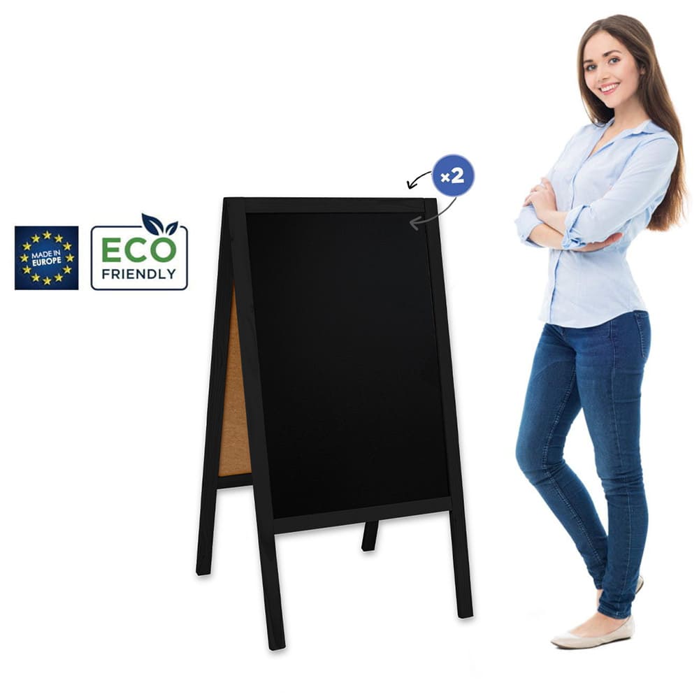 Holz Kundenstopper "ColorFrame" 118x61cm, Indoor - Kundenstopper - Speedjust Schweiz