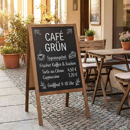 Holz Kundenstopper "ColorFrame" 118x61cm, Indoor - Kundenstopper - Speedjust Schweiz