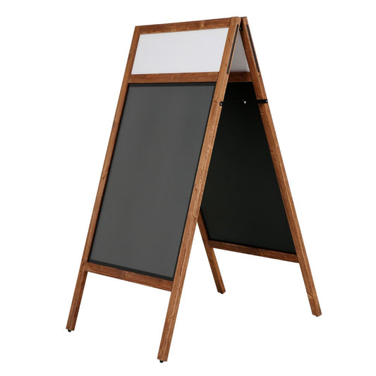 Holz Kundenstopper DIN A1, mit Topschild, Outdoor - Kundenstopper - Speedjust Schweiz