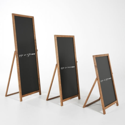 Holz Kundenstopper "FloorStand" mit Kreidetafel - Kundenstopper - Speedjust Schweiz