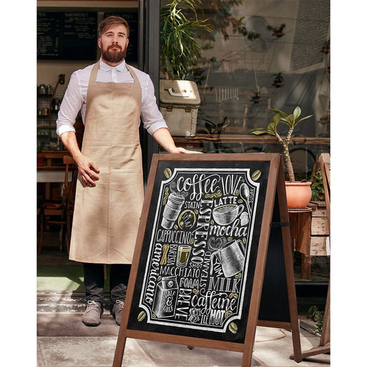 Holz Kundenstopper Outdoor, Magnetisch - Kundenstopper - Speedjust Schweiz