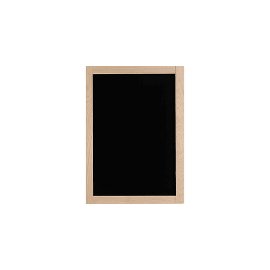 Kreidetafel mit Holzrahmen, Buche, 48x68cm, Indoor