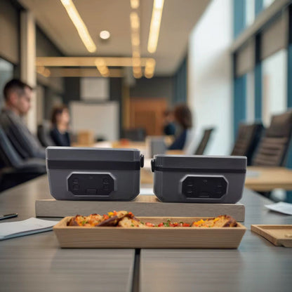 HotBox PRO XL – Elektrische Lunchbox mit Akku – Kabellos Essen wärmen