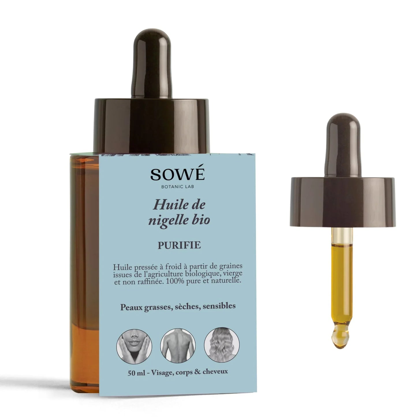 Routine peau grasse ou à tendance acnéique 3x50ml - SOWÉ Botanic Lab