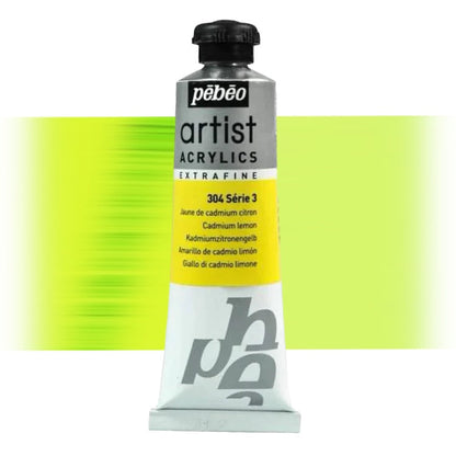 Pébéo Artist Acrylics Kadmiumgelb Zitrone 304 Serie 3