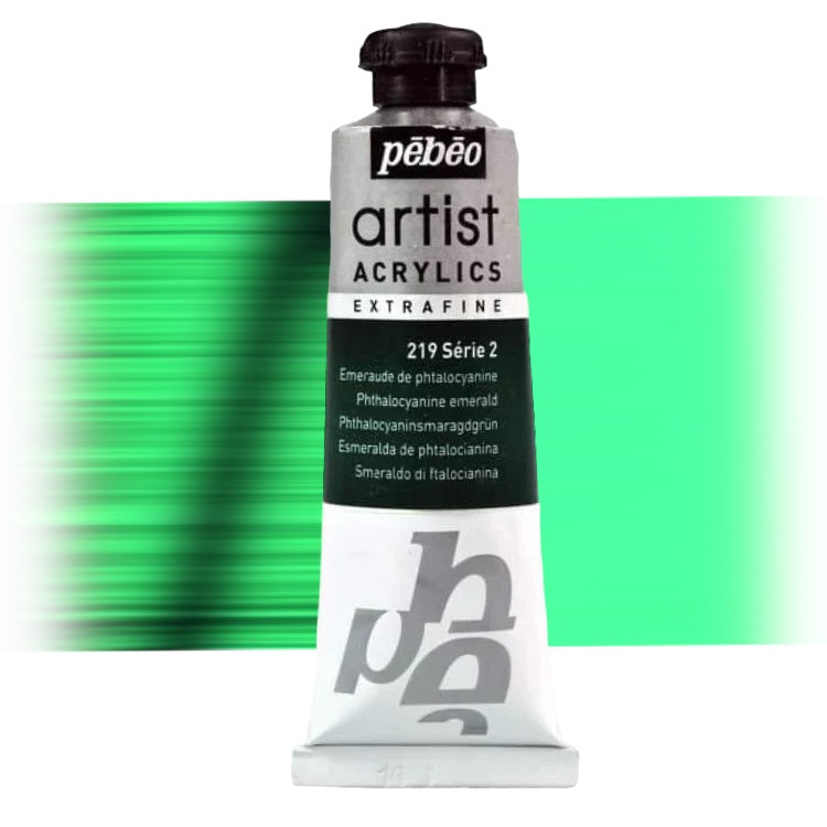 Pébéo Artist Acrylics Phthalocyanin-Smaragd 219 Serie 2