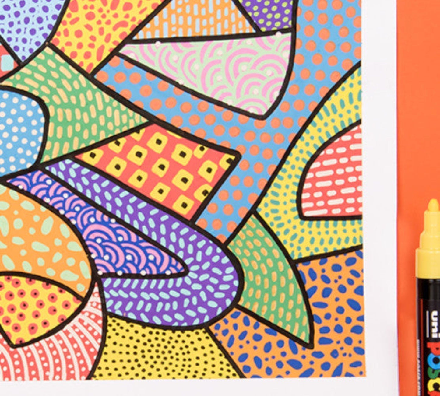 Uni Posca PC-17K Acrylmarker 15.0mm Schwarz 24