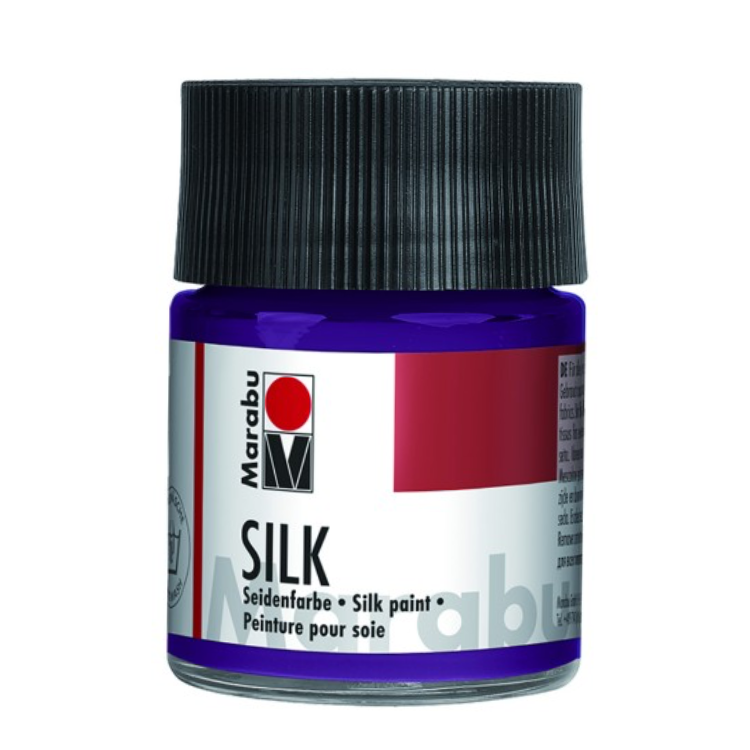 Marabu Silk Seidenmalfarbe, 50 ml, Dunkelblau 053