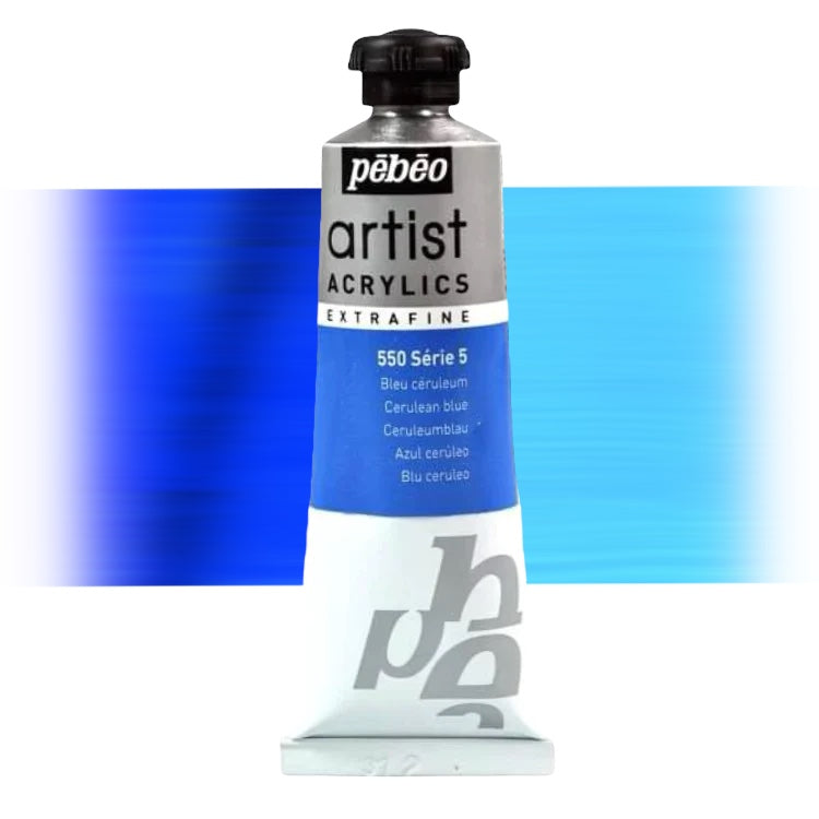 Pébéo Artist Acrylics Ceruleum-Blau 550 Serie 5